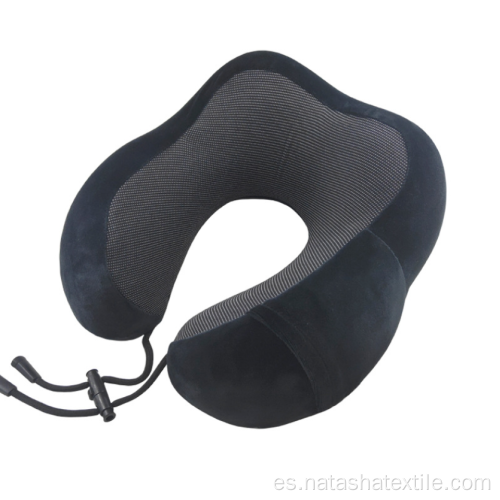 Almohada para el cuello de viaje de vértebras cervicales en forma de U